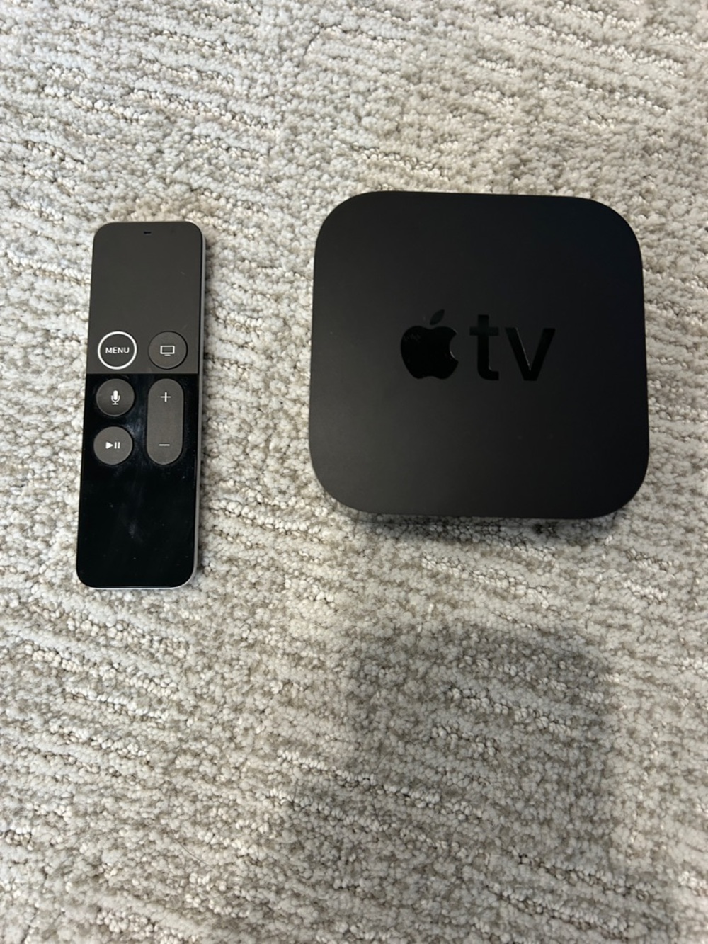Apple TV 4K Streaming Player with Black Siri Remote - Black